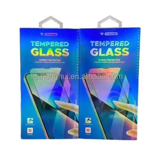 High Quality Hot Selling Wholesale 9H HD Tempered Glass Screen Protector  package