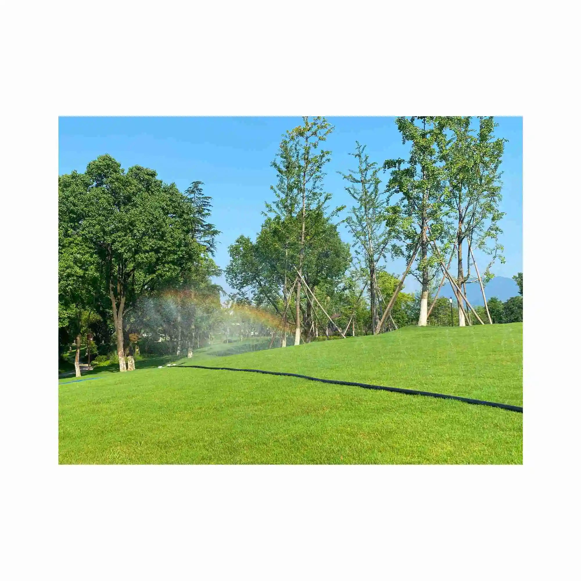 pe hose Plastic tube spray agricultural irrigation hose 2 inch PE layflat double layer farm water irrigation sprinkler hose