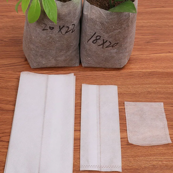 Biodegradable fabric Non Woven grow bag Plants Growing pot Breathable seedling-raising Nursery Bags