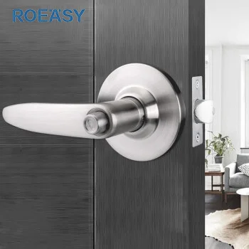 Roeasy industrial door lever handle lock tubular door knob lock keyed entry door lock