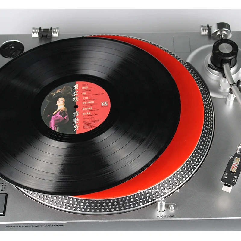 Высокое качество Hi-Fi end музыка акриловые записи slipmats для проигрыватель Проигрыватель виниловых пластинок