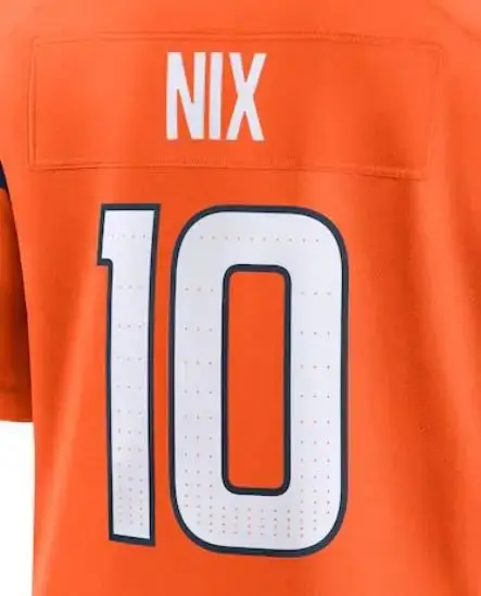 Custom Embroidery Denver Football Jersey American Football Game Jersey 10 Bo Nix 2 Patrick -Surtain II Shirts