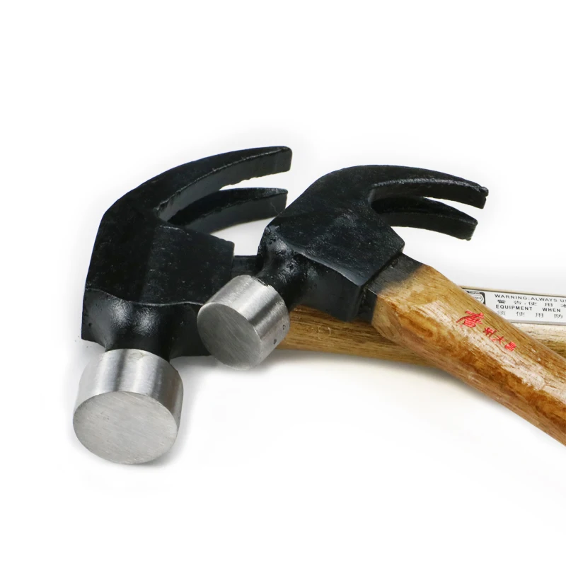 
24oz OEM Welcomed Claw Hammer with wooden Handle Mirror HRC Head Surface Plastic Drop Material Origin Tube Spec Thin Forged 