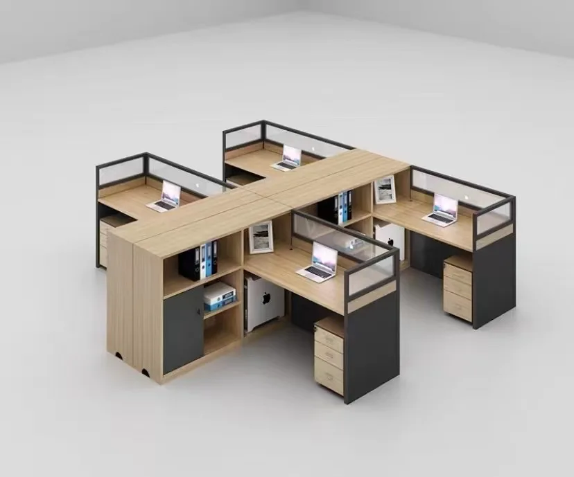 Modern Office Furniture Modular Desk Workstation System For 2 Person