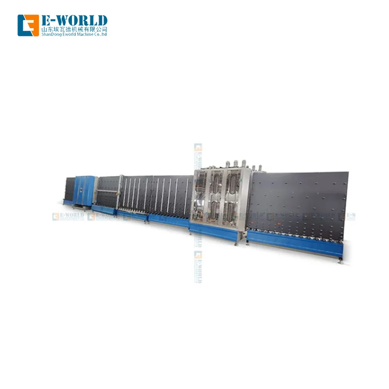 Automatic Vertical Insulated Glass Machine Double Glazing Air-inflation Inside Lamination Production Line