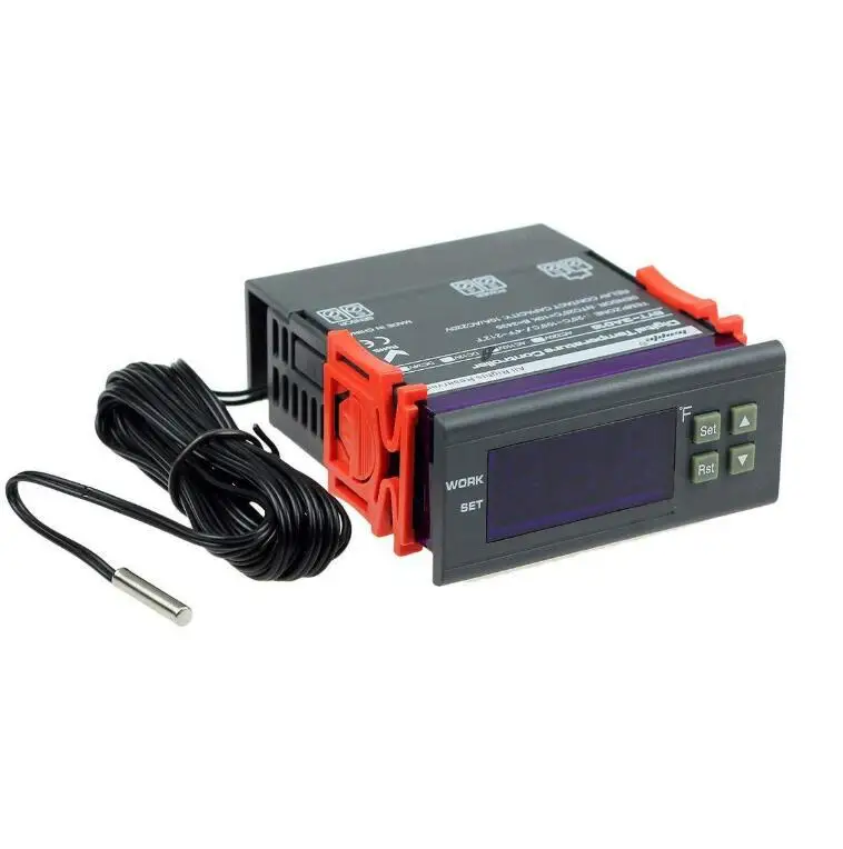 220V temperature controller STC-1000 waterproof sensor electronic digital display microcomputer temperature controller switch