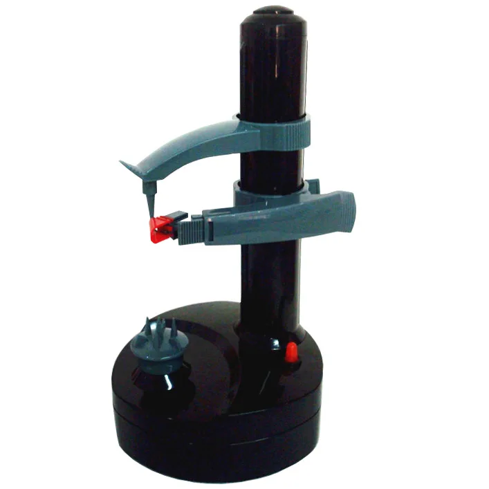 Electric Peeler for Vegetable, Fruit Peeler Kitchen Tool with 3 Blades Automatic Stainless Steel Potato Peeling Machine/