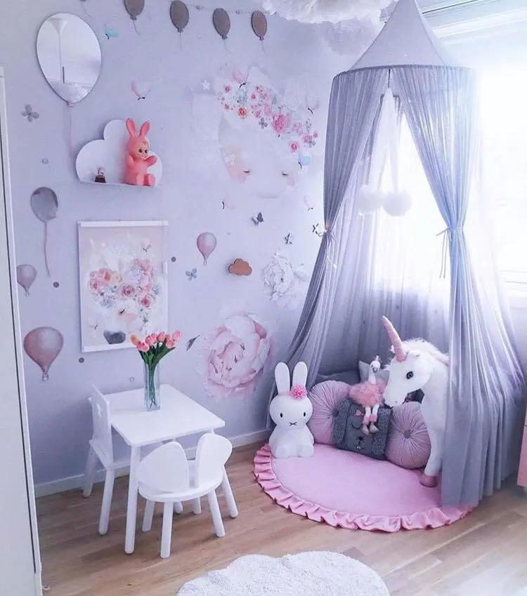 Baby Crawling Blanket Round Solid Color Ruffle Rim Soft Cotton Pad