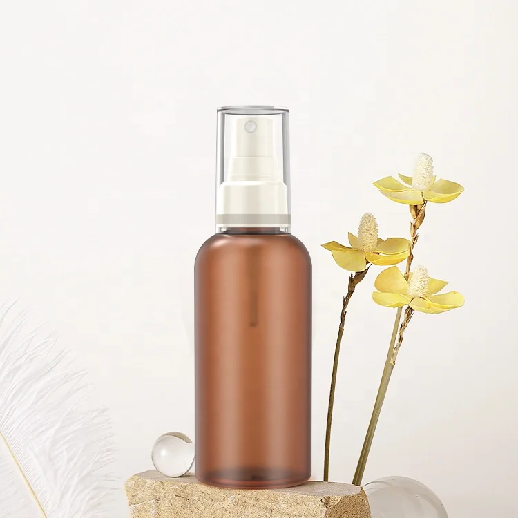 White Plastic Fine Mist Spray Bottles Empty Cosmetic PET Body Material with Pump Sprayer Seal for Skin Packaging