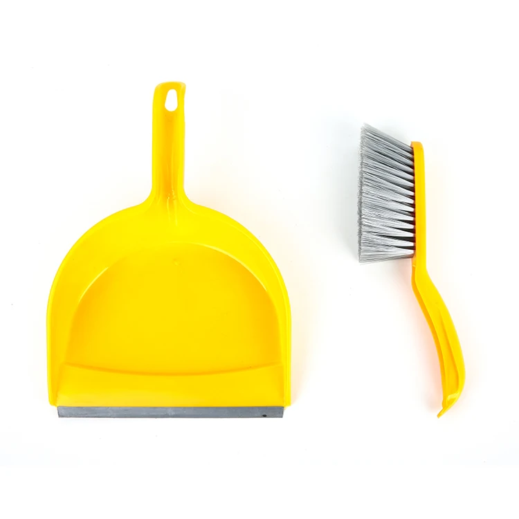 High quality mini plastic dustpan with brush