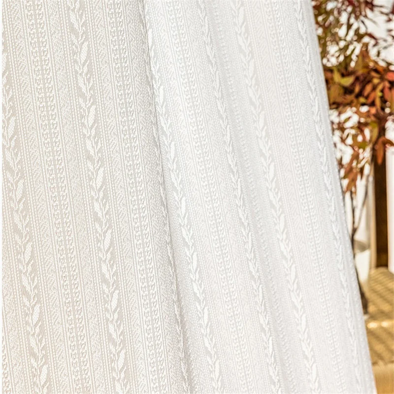 Japanese-style German Gauze Light-transmitting Non-person Gauze Balcony Gauze Thickening Knit Lace Curtains And Window Screen