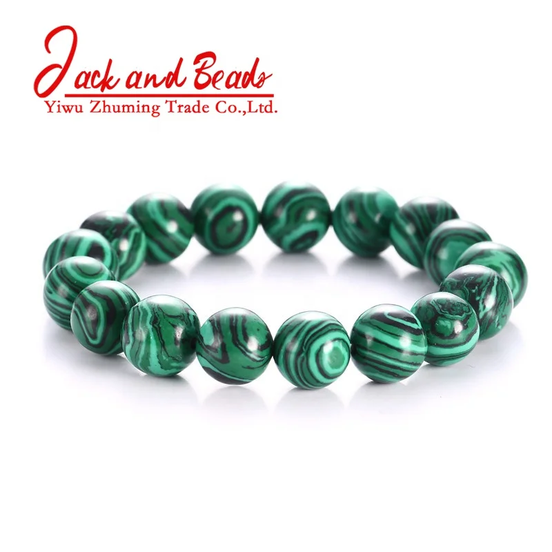 
High Quality Fashion Green Malachite Bracelets Bangle for Women Men Crystal Charm Bracelet Buddhist beads Birthday Gift 