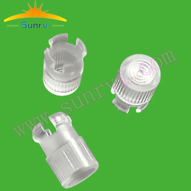 LC5-2 светодиодный светоизлучающий диод абажур свет направляющей колонны пластик LED световод объектив для 5 мм LED