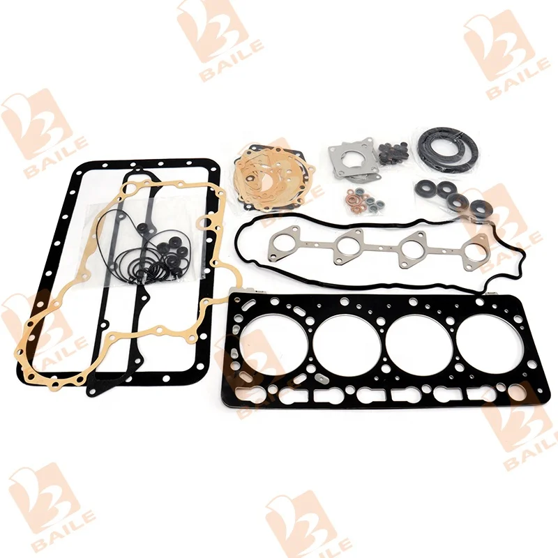Manufacturing Parts V3300 Engine Overhaul Gasket Kit V3300 Full Gasket Kit With Cylinder Head Gasket For Kubota Diesel Engine