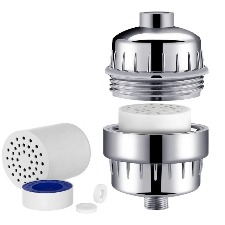 Professional 5-20 stages healthy lifestyle bathroom shower filter head all in one shower filter set