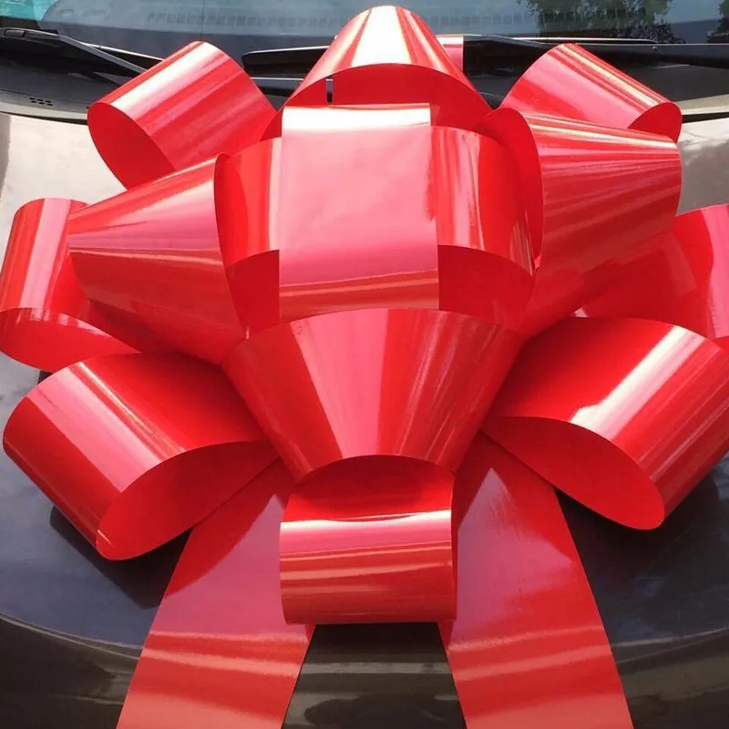 ribbon bow pull bow Big gift ribbon decoration car bow giant gift wrap bow for car or wedding decoration