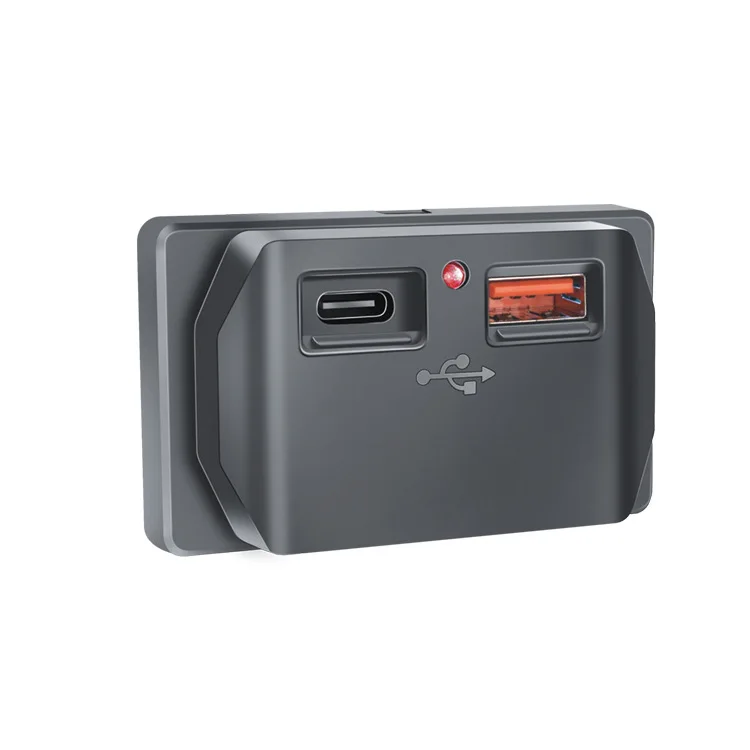 DC 12V 24V 48W автобус двойной быстрой зарядки USB C PD 30W QC 3 0 18W разъем автомобильного зарядного устройства