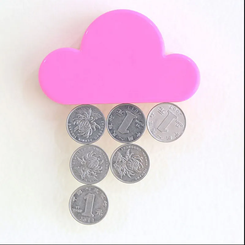 Hanging Cloud Key Chain Creative Novelty Home Storage Cloud Shape Magnetic Magnets Key Holder