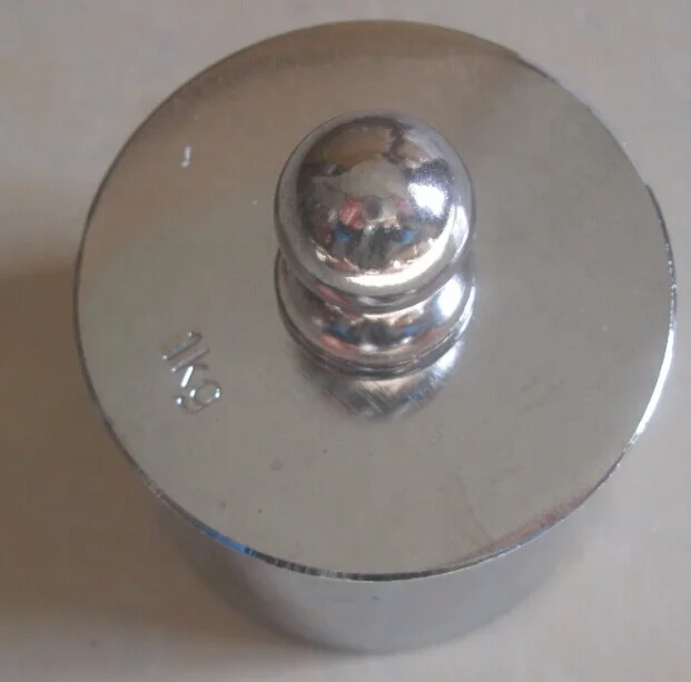 1000g Carbon Steel Calibration Weight 1kg with Zinc Plating Calibration Weight for Electric Scales