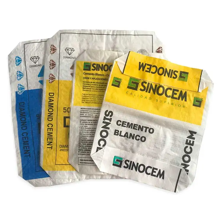 Chinese Manufacturer Polypropylene 50 kg PP Valve Woven Cement Bag