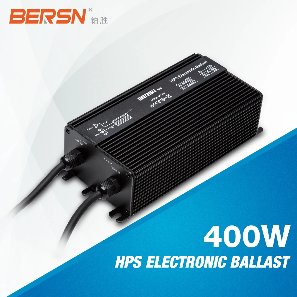 220Vac 400W Electronic High Pressure Sodium Ballast China bersn 400w HID electronic ballast for high pressure sodium lamp