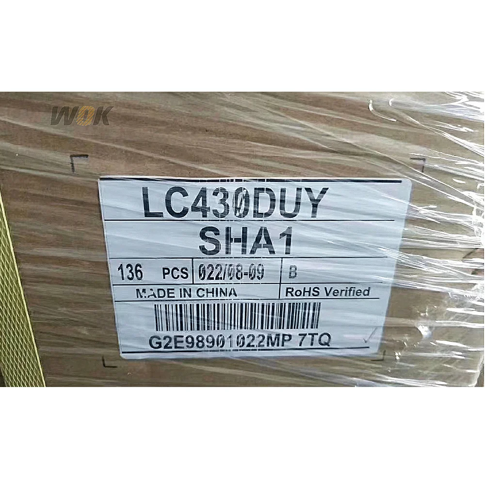  Полноразмерный ЖК-экран 32 дюйма 43 49 дюймов 55 для LG LC430DUY_SHA1 PCB 6870s _