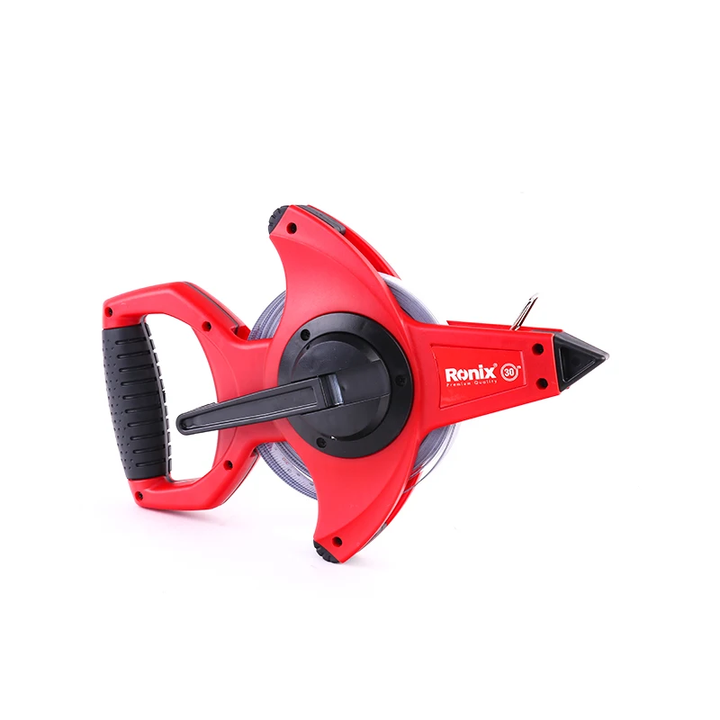 Ronix RH-9831/9851  Assist Hot Sale 30m Metric Steel Blade Tape Measure Logo Measuring Tape Steel