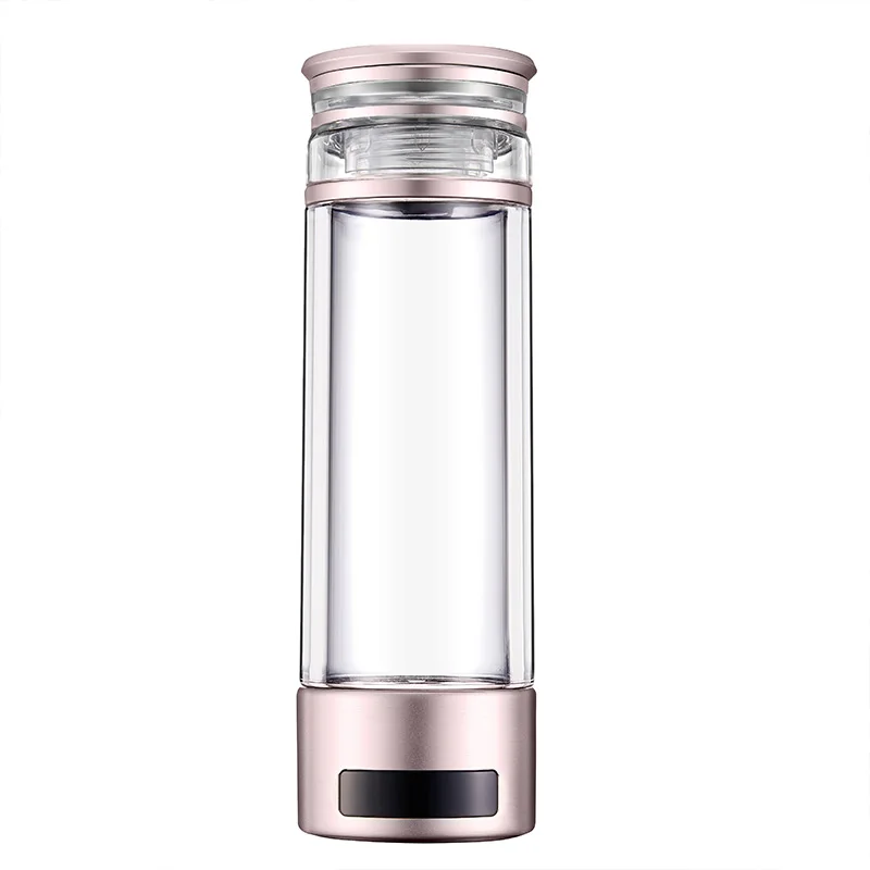 Hot sale Home office travel 9000PPB water cup 350ml hydrogen ionizer water hydrogen water bottle