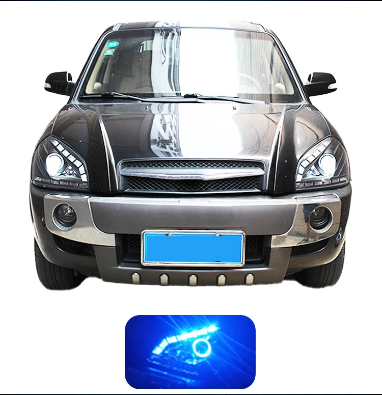 New LED SUV Auto Headlights Assembly Driving Headlamp Lighting For Hyundai Tucson 2006-2012