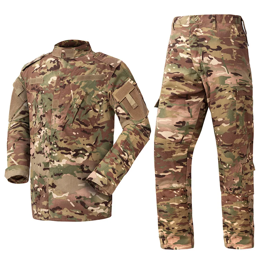 Cheap Fashion Customized Industrial Safety Tactical Desert Camo Combat Suits  military uniform