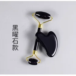 Wholesale Single Head Natural Rose Quartz Face Massage Jade Roller