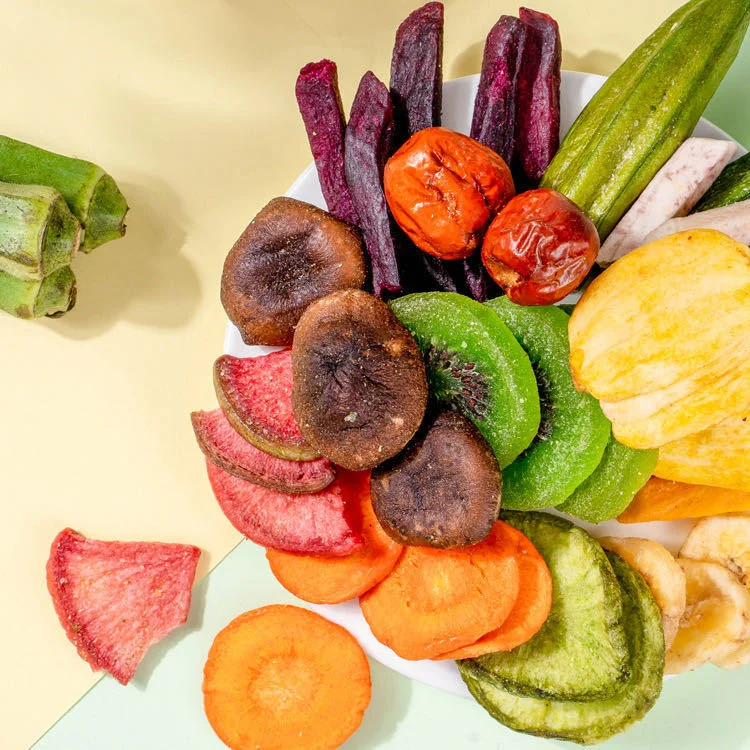 China 250g Crispy High Quality All Natural Rich Vitamin Dried Fruit Vegetables Snacks