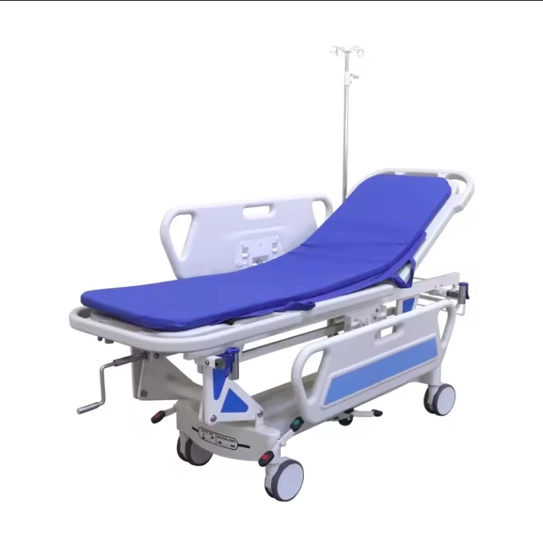 Factory Wholesale Medical Transport Stretcher Transfer Trolley Hospital Bed For Emergency