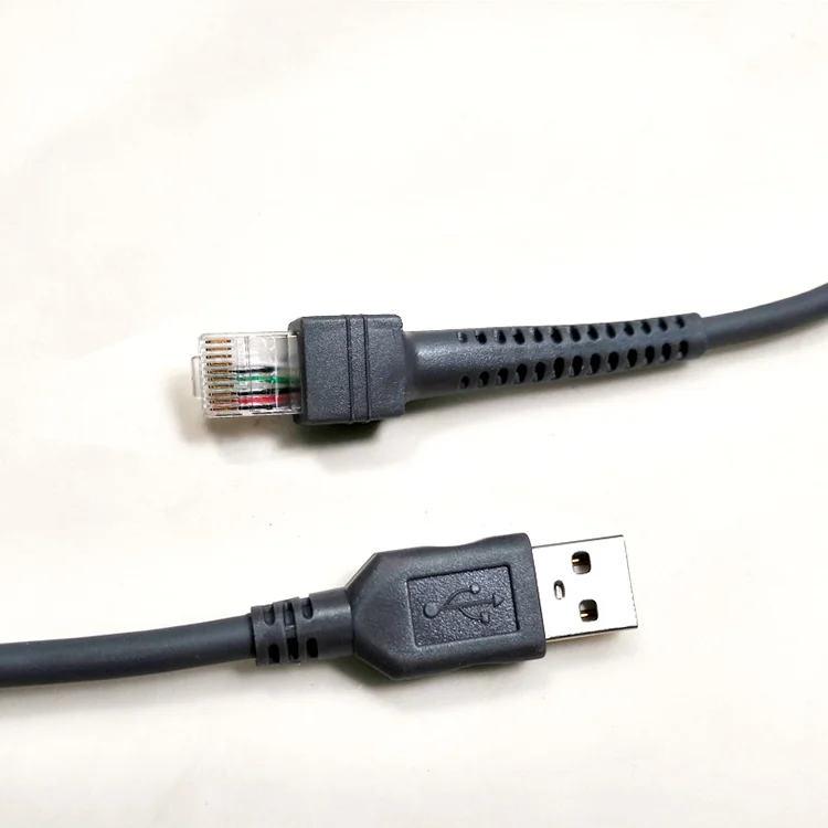  CBA-U01-S07ZAR usb-разъёмы штепсельного и розеточного кабелем 2м RJ45 10P10C для Motolora символ LS2208 LS3408 QR код 1D 2D сканер штрих-кода кабель передачи