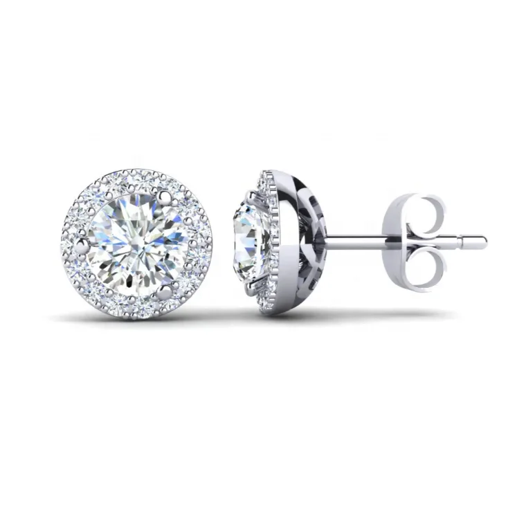 18k 14K 9K 10K real solid  gold /Silver 925 Sterling Custom Jewelry Natural Diamonds/Moissanite Classic Manufacturer wholesale