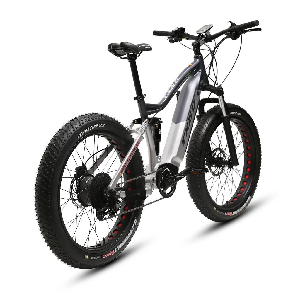 
750W full suspension electric fat bike 