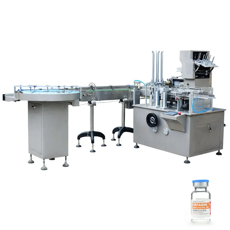 Buy Pharmaceutical Vial Bottle Cartoning Machine - 3 Years Warranty