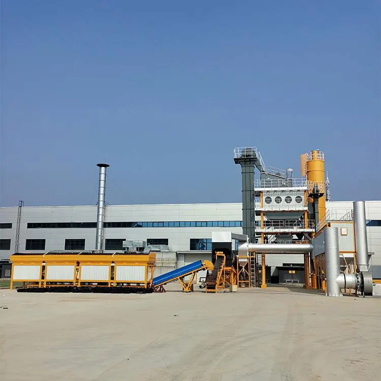 Fixed LB1200 Asphalt Making Machine 100t/h Asphalt Bitumen Batch Mixing Plant