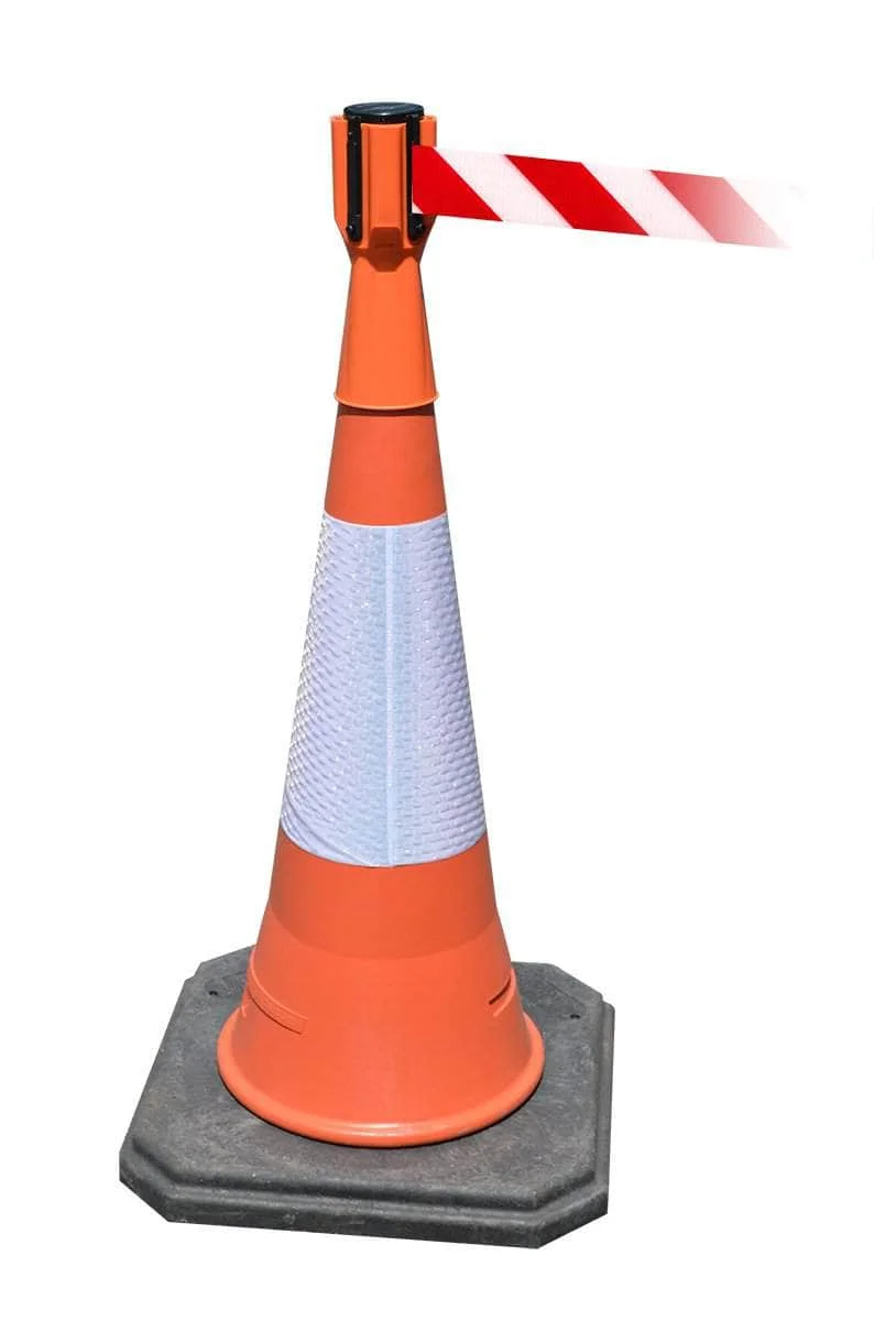 Road Cone Connecting Rod Emergency Retractable Traffic Cone Hazard Warning Tape Barrier