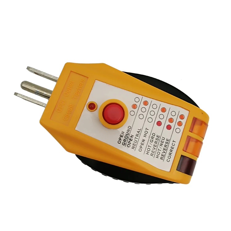 CULus Certified Mains Power Electric Socket Safety Tester Polarity Tester Circuit Tester With GFCI test