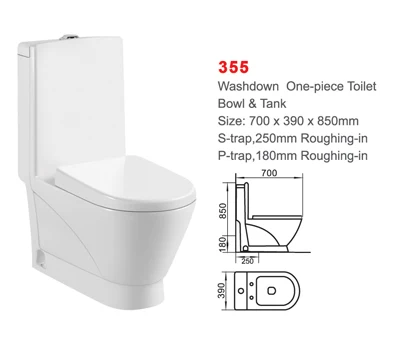 Golden Dragon Ethiopia one-piece toilet, ACQUA wc toilet