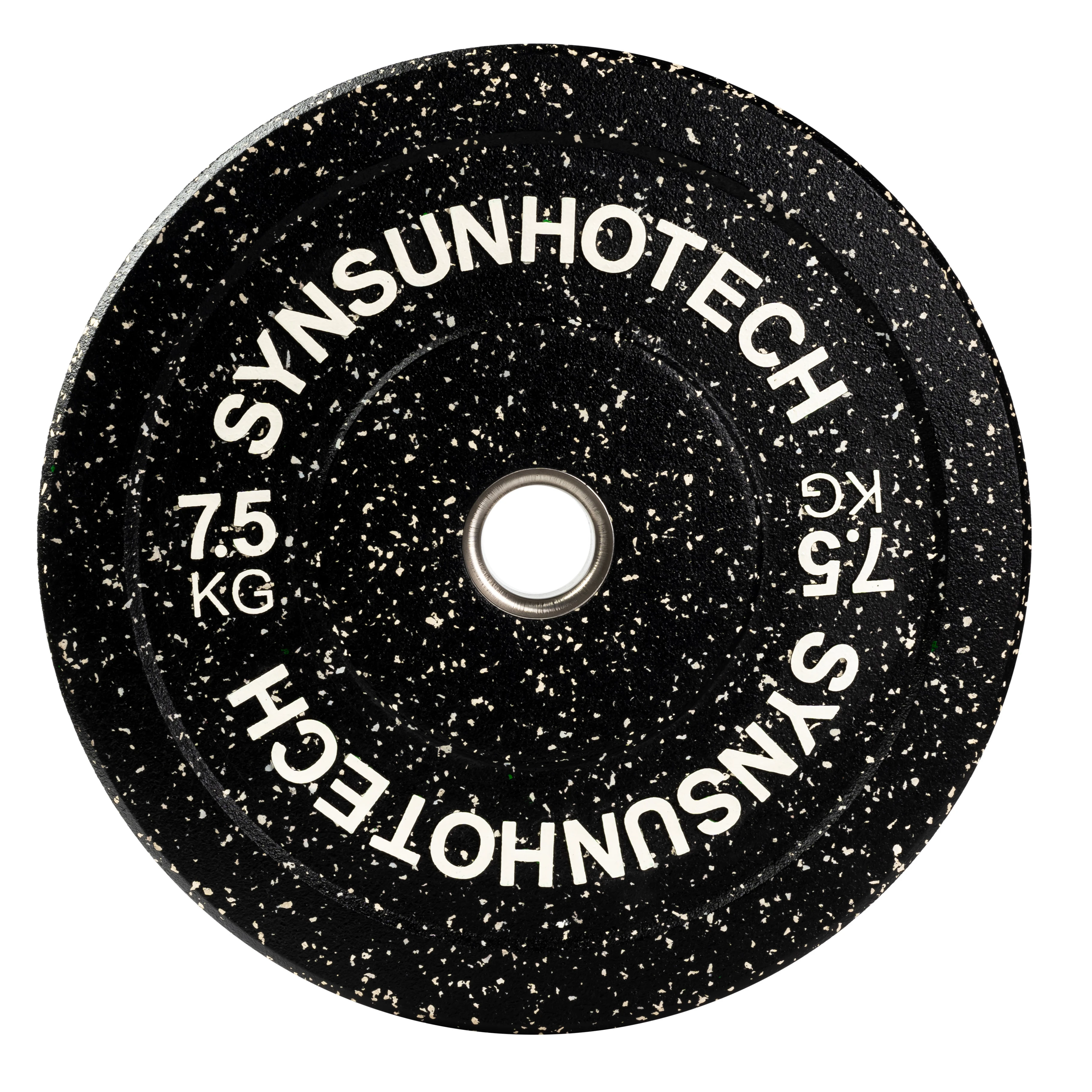Crumb Weight Lifting Plates Black Hi Temp Rubber Colored Dots Free Weights Bumper Plates
