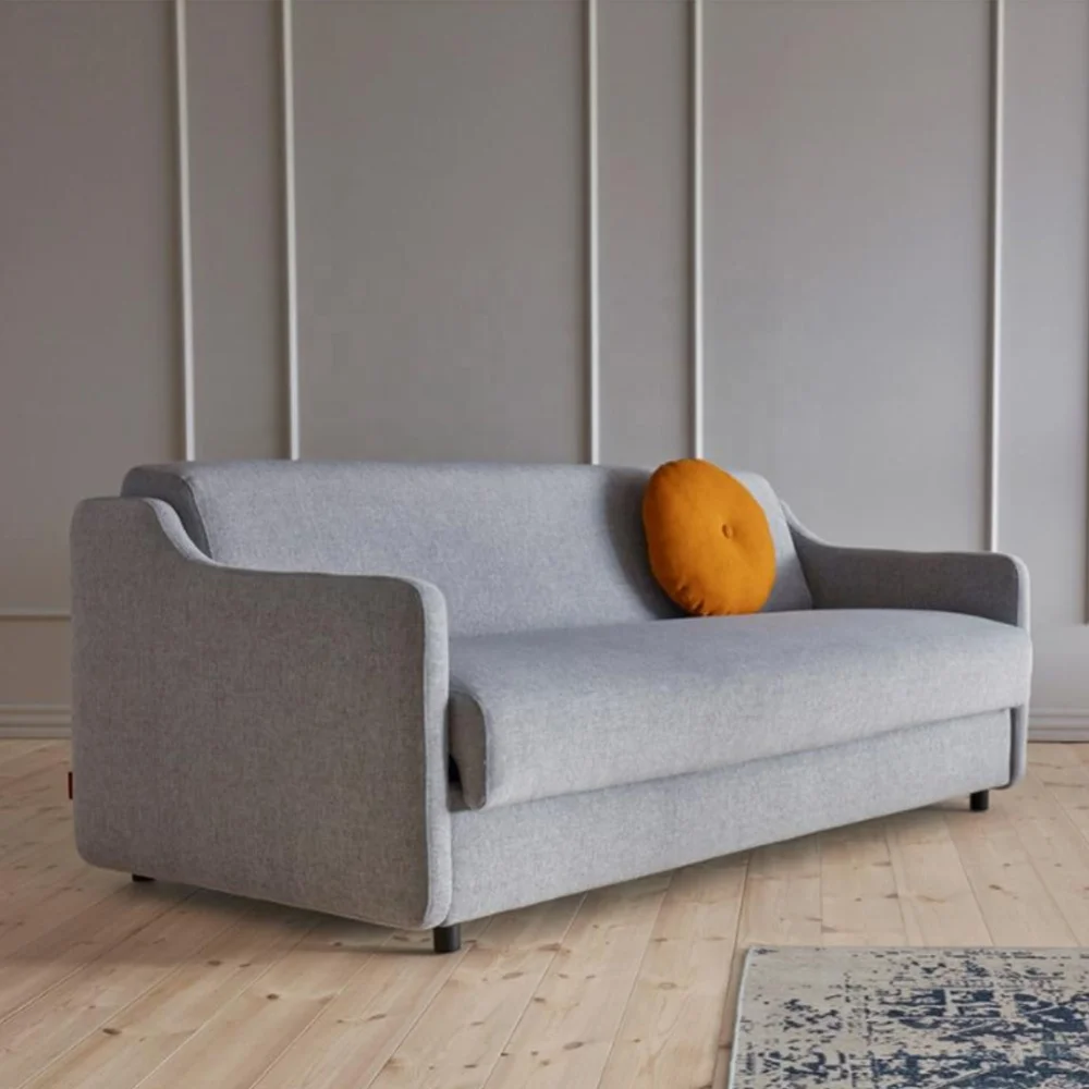 baihai Cheap Pull Out Upholstered Folding Sofa Bed without mattress