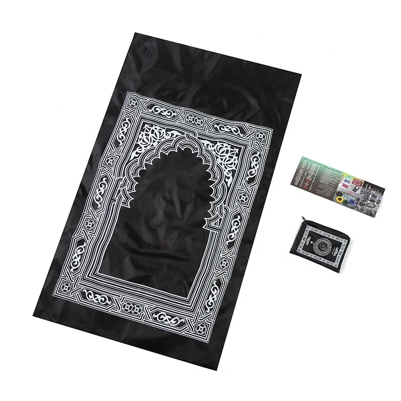 Easy To Carry Islamic Muslim Travel Prayer Mat Rug
