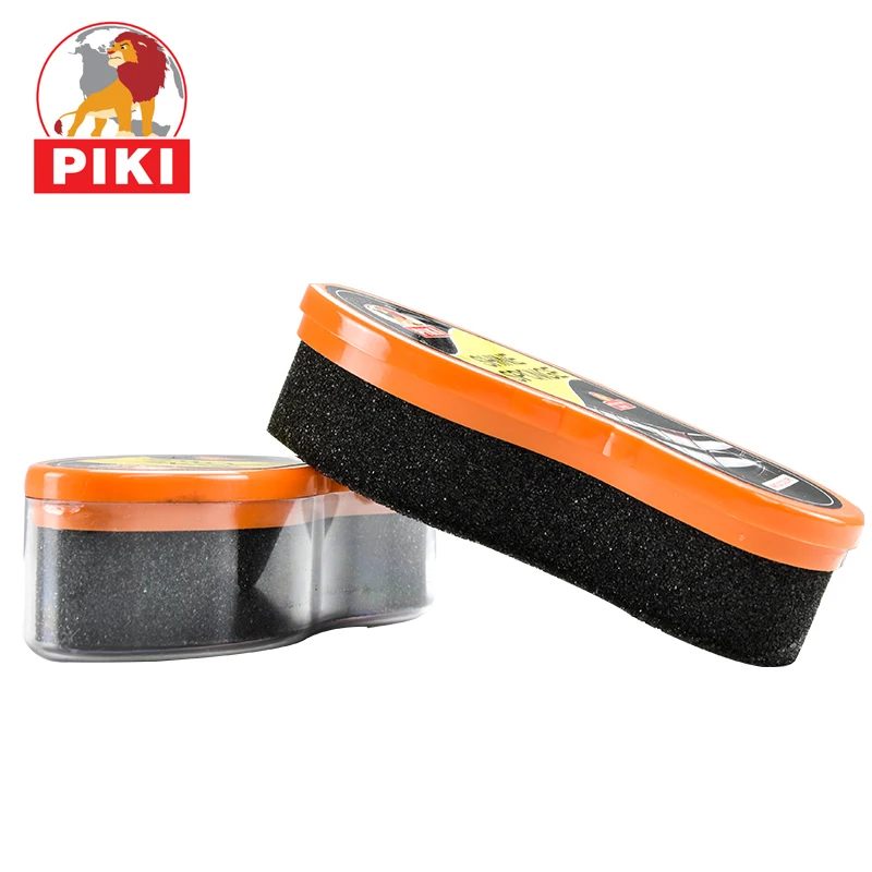 Customized professional hotel high brightness neutral shoe shine wax sponge leather shoe shine sponge