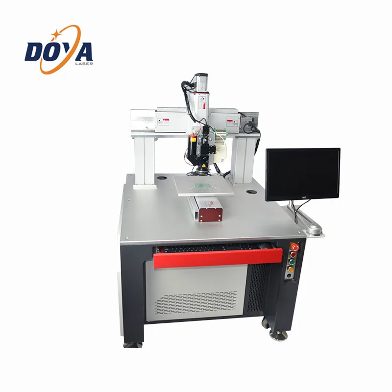 1 кВт 5 2 Sis tem de monitorizare Raycus CCD Sudoare cu platforma automata 3 axe 4 Masina sudat laser fib