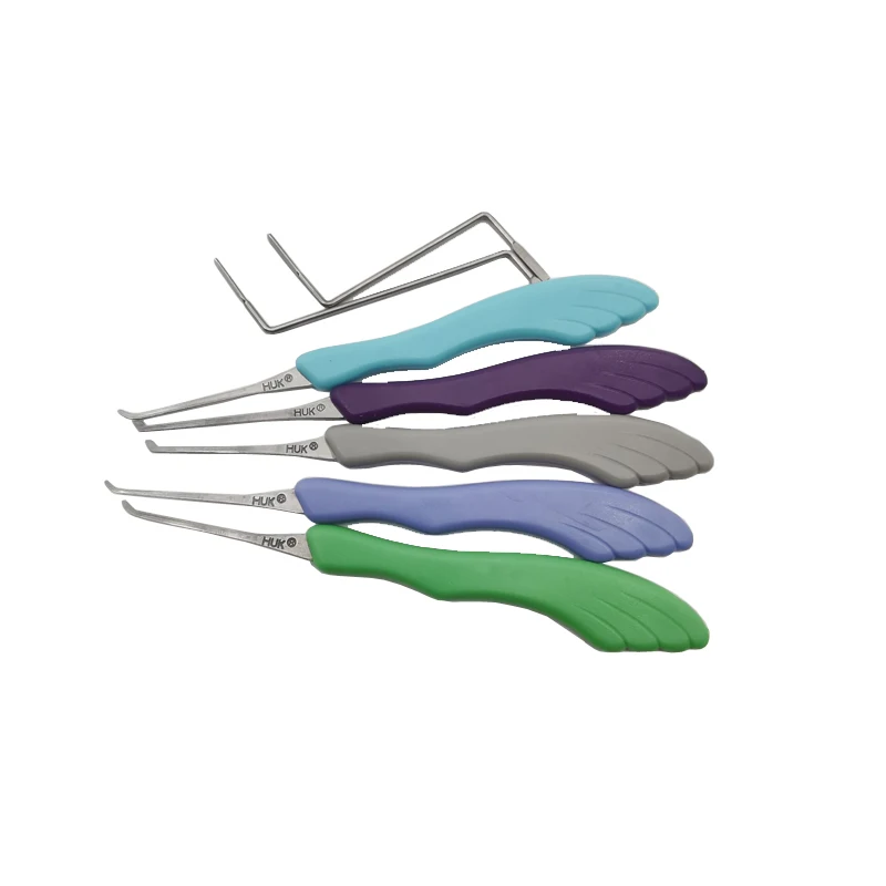 High Quality used Locksmith Tools 5pcs HUK Pick set for professional locksmith tools