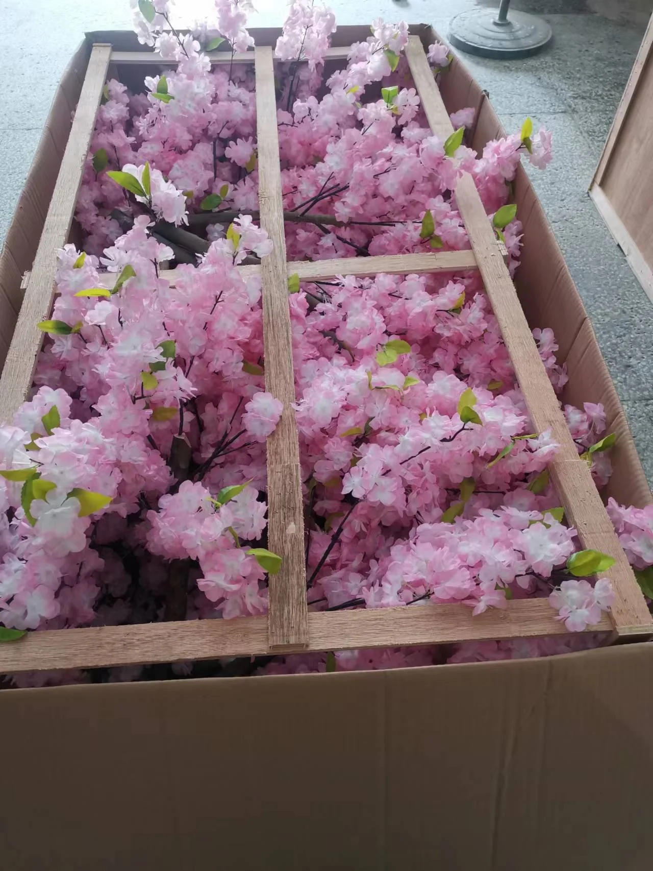 Hot sale shop decorate 10ft large silk artificial cherry blossom trees wedding plastic sakura tree flowering cherry
