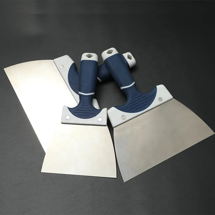 Construction Tools Drywall Putty Knife Stainless Steel Mirror Polish Blade Filler Plaster Decorate Flexible Tapping Scraper