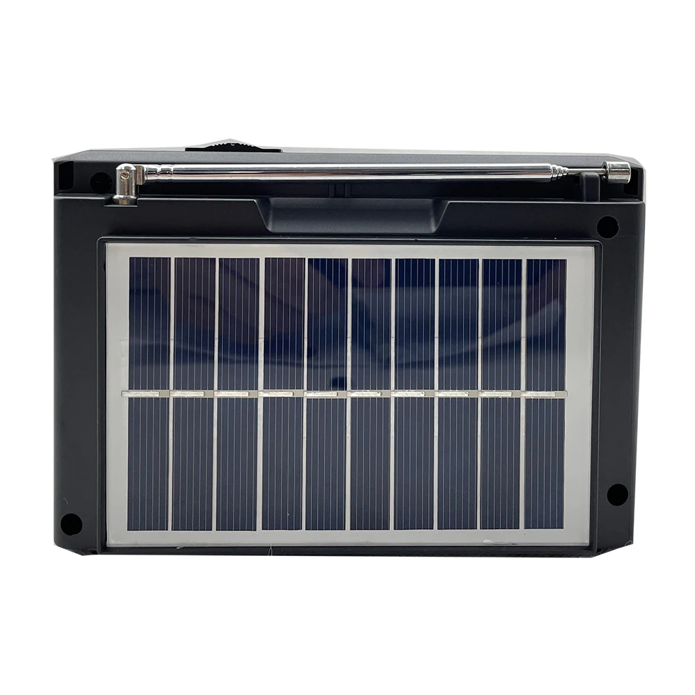 HS-3110 Manufacturer solar powered AM/FM radio portable Flashlight rechargeable radio Music Player